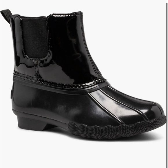 SPERRY Black Saltwater Chelsea Boot/Bootie  | NEW in BOX/NWT!!🖤✔️ - Picture 1 of 9